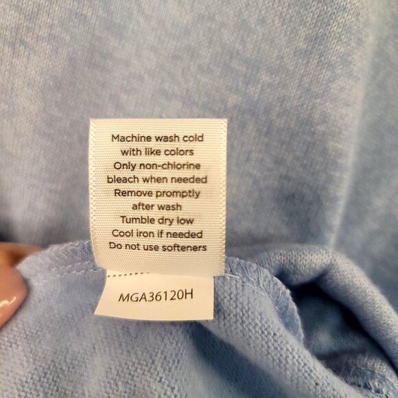 Walter Hagen Performance 11 Midweight 1/4 Zip Golf Pullover Small Daybreak Blue - Picture 8 of 12